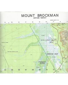 Mount Brockman topographic Map - 5472-1