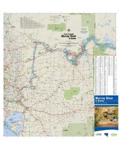 Murray River & Mallee Wall Map Laminated Carto Graphics
