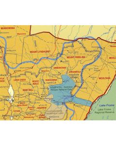 Pastoral SA Map Laminated - DEWNR