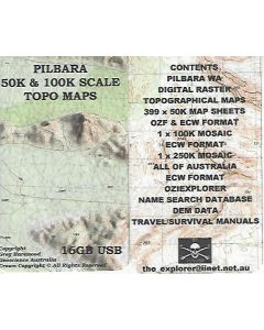 Pilbara Topographic Maps