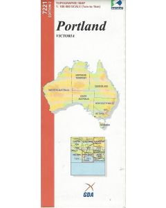 Portland 100k topo map