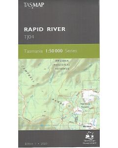 Rapid River Topographic Map TJ04 - Tasmap