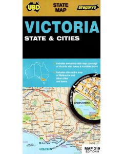 Victoria State & Cities Map UBD 319