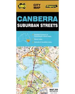 Canberra City & Suburban Street Map UBD 259