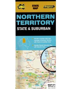 Northern Territory State & Suburban Map UBD 571