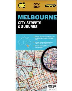 Melbourne City Streets & Suburbs 
Map UBD 362