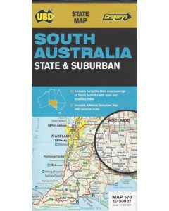South Australia State & Suburban Map UBD 570