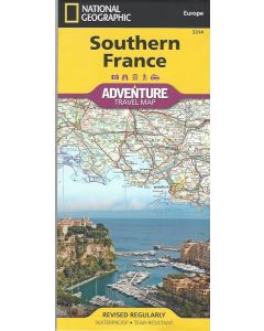 Southern France Adventure Travel Map