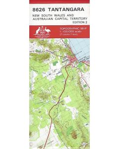 Tantangara ACT/NSW Topographic Map - 8626