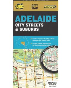 Adelaide City Streets & Suburbs Map UBD 562