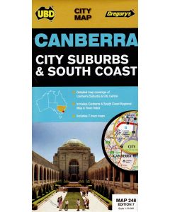 Canberra City Suburbs & South Coast - UBD Map 248