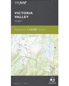 Victoria Valley topo map