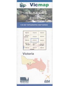 WalHalla 50k topo map