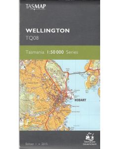 Wellington topo Tasmap