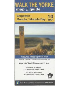 Walk The Yorke Map 10 - Balgowan to Moonta Bay