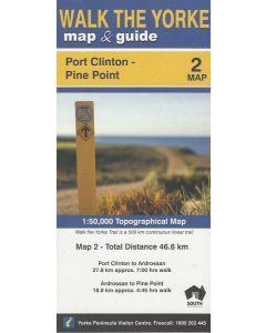 Walk The Yorke Map 2 - Port Clinton to Pine Point