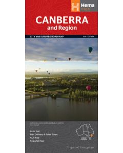 Canberra & Region Map - Hema Maps