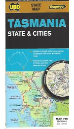 Tasmania State & Cities Map - UBD 719